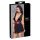 Cottelli Bondage - kaelapael pitsist babydoll (must) - XL