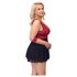Cottelli Bondage Plus Size - beebinukk (punane)