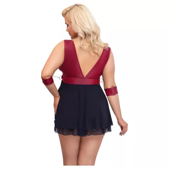 Cottelli Bondage Plus Size - babydoll (punane)