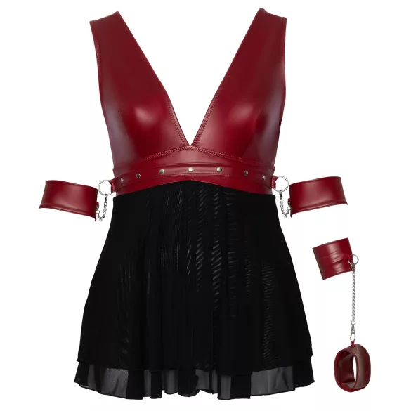 Cottelli Bondage Plus Size - babydoll (punane)
