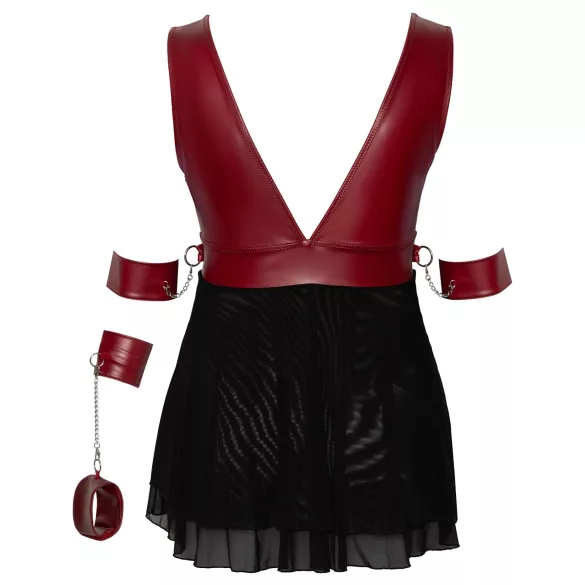Cottelli Bondage Plus Size - babydoll (punane)