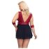 Cottelli Bondage Plus Size - beebinukk (punane) - 3XL