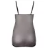 Cottelli Plus Size - pitsist läbipaistev öösärk - must - 2XL