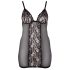 Cottelli suuruses pitsiline läbipaistev öösärk (must) - 4XL