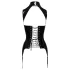 Black Level - avatud rinnahoidja sukahoidjaga - must - M