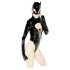Must sametist Batwoman body: pikaläike musta vürtsi!
