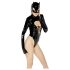 Must sametist Batwoman body: pikaläike musta vürtsi!