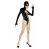 Must sametist Batwoman body: pikaläike musta vürtsi! - XL