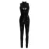 Black Level - läikiv lukuga catsuit - must - L