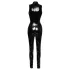 Black Level - läikiv lukuga catsuit - must - L