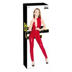 Black Level - lukkudeta varrukateta catsuit - punane - S