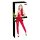 Black Level - varruketa lukuga jumpsuit (punane) - S