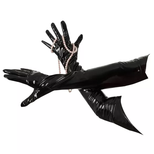 Black Level - pikad latekskindad - must