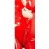 LATEX - pikkade varrukatega naiste jumpsuit (punane)