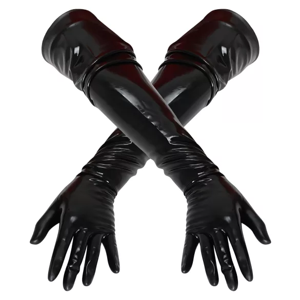 LATEX - pikad unisex kindad - must latex - XL