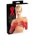 LATEX - pikk, unisex kindad (punased) - M