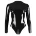 LATEX - pikkade varrukatega naiste kehapluus (must) - L