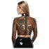 LATEX - läbipaistev latekspluus (läbipaistev must) - S-L