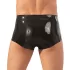 Latex-bokserid + peenisekate (must) - L/XL