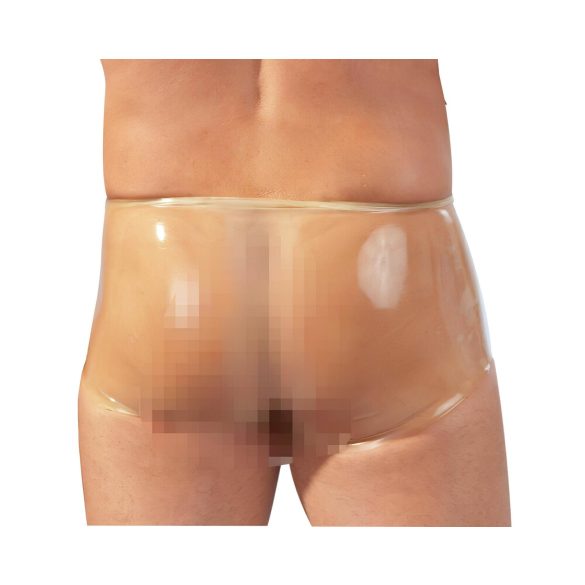 LATEX - bokserid + peenisekate (naturaalne) - L/XL