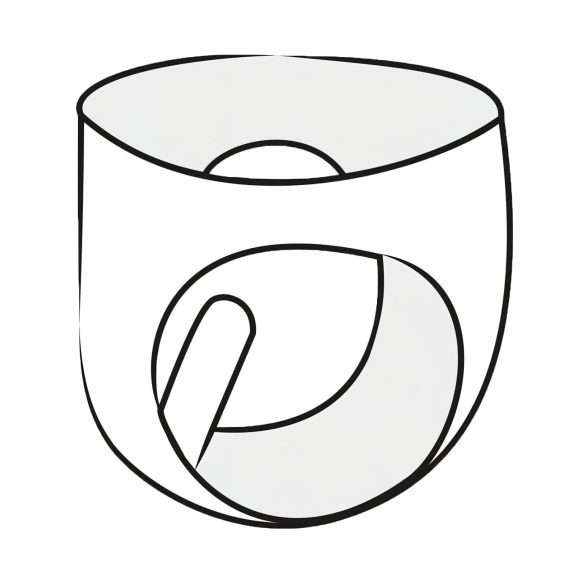 LATEX - naiste aluspüksid kondoomiga (must)