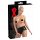 LATEX - naiste aluspüksid sisseehitatud kondoomiga (must) - XL