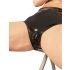 LATEX - naiste aluspüksid sisseehitatud kondoomiga (must) - XL