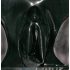 LATEX - naiste aluspüksid sisseehitatud kondoomiga (must) - XL