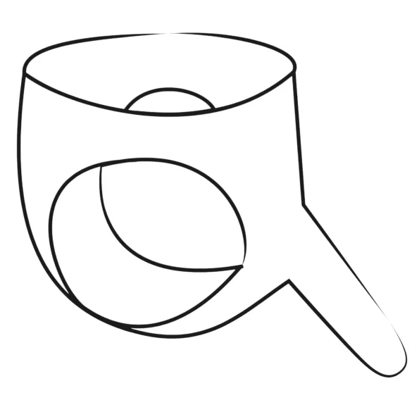 LATEX - naiste aluspüksid dildoga - must - S-L