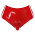 LATEX - aluspüksid realistliku dildoga (punane)
