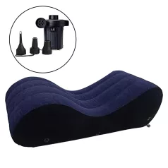   Desirel Magic Pillow - Täispuhutav seksdiivan - suur (sinine)