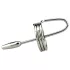DeepRing - peeniserõngas metall dilataatoriga - 9 cm hõbedane
