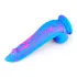 Inkipus - munanditega silikoon dildo - 18 cm - sinine