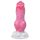 Animalorny Buldog - koerapenise dildo - 17cm (roosa)