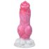 Animalorny Buldog - koerapenise dildo - 17cm (roosa)