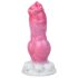 Animalorny Buldog - koerapenise dildo - 17cm (roosa)