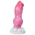 Animalorny Buldog - koerapenise dildo - 17cm (roosa)