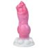 Animalorny Buldog - koerapenise dildo - 17cm (roosa)