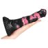 Bad Horse - silikoonist hobuse dildo 18cm (must-roosa)