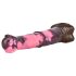 Bad Horse - silikoonist hobuse peenise dildo - 24cm (pruun-roosa)