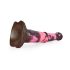 Bad Horse - silikoonist hobuse peenise dildo - 24cm (pruun-roosa)