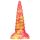 Metallikast anal - ükssarviku dildo - 17cm (roosa-kuldne)