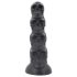 Toppedmonster - kolju dildo - 22 cm (must)