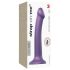 Strap-on-me Metalne Läikega M - nahasõbralik dildo (metallik lilla)