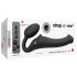 Strap-on-me M - kinnitatav vibraator - keskmine (must)