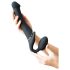 Strap-on-me M - kinnitatav vibraator - keskmine (must)