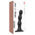 Strap-on-me M suurusega must kuulikujuline iminapaga dildo