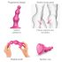 Strap-on-me helmeke S - narmend, iminappadega dildo (roosa)