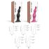 Strap-on-me helmeke S - narmend, iminappadega dildo (roosa)