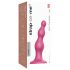 Strap-on-me Helmed Dildo M - iminapaga helmekas vibraator (roosa)